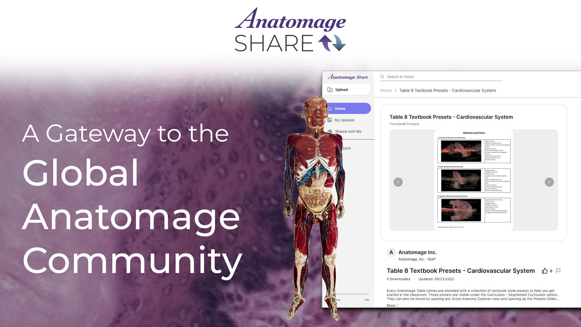 Anatomage Share A Gateway To Global Anatomage Community