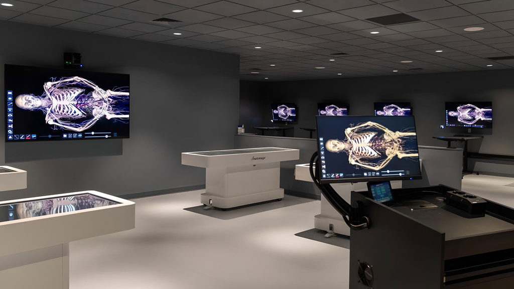 University of Connecticut’s virtual anatomy lab, powered by Anatomage’s 3D Anatomy technology.