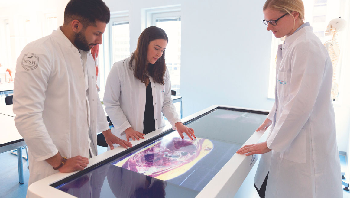 Medical professionals leveraging Anatomage’s DICOM Viewer to enhance medical training.