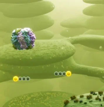 A 3D simulation of the Calvin Cycle scientific process